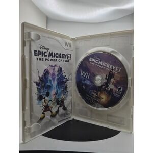 Epic Mickey 2: The Power of Two - Nintendo Wii Complete Cleaned Tested Working